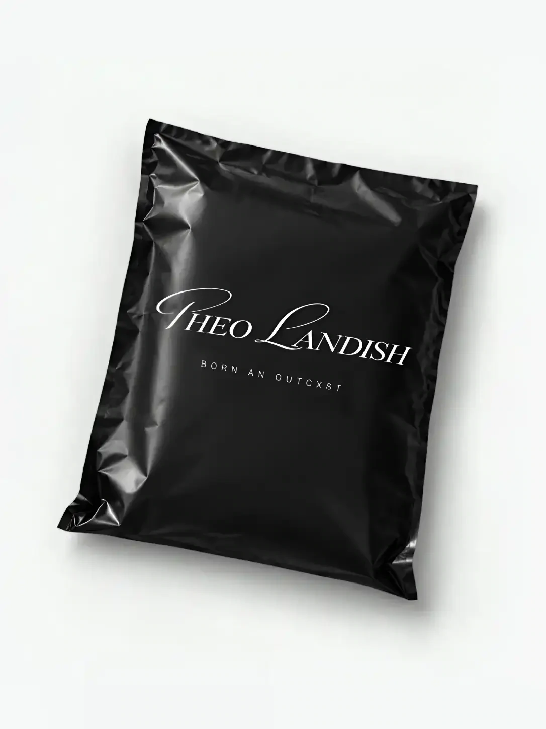 Chrome Embossed Tee - Theo Landish neck label