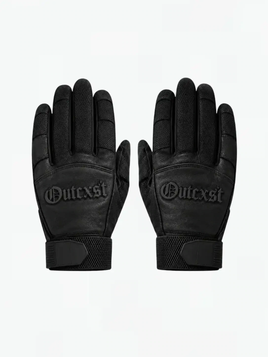 Faux leather gloves - Front