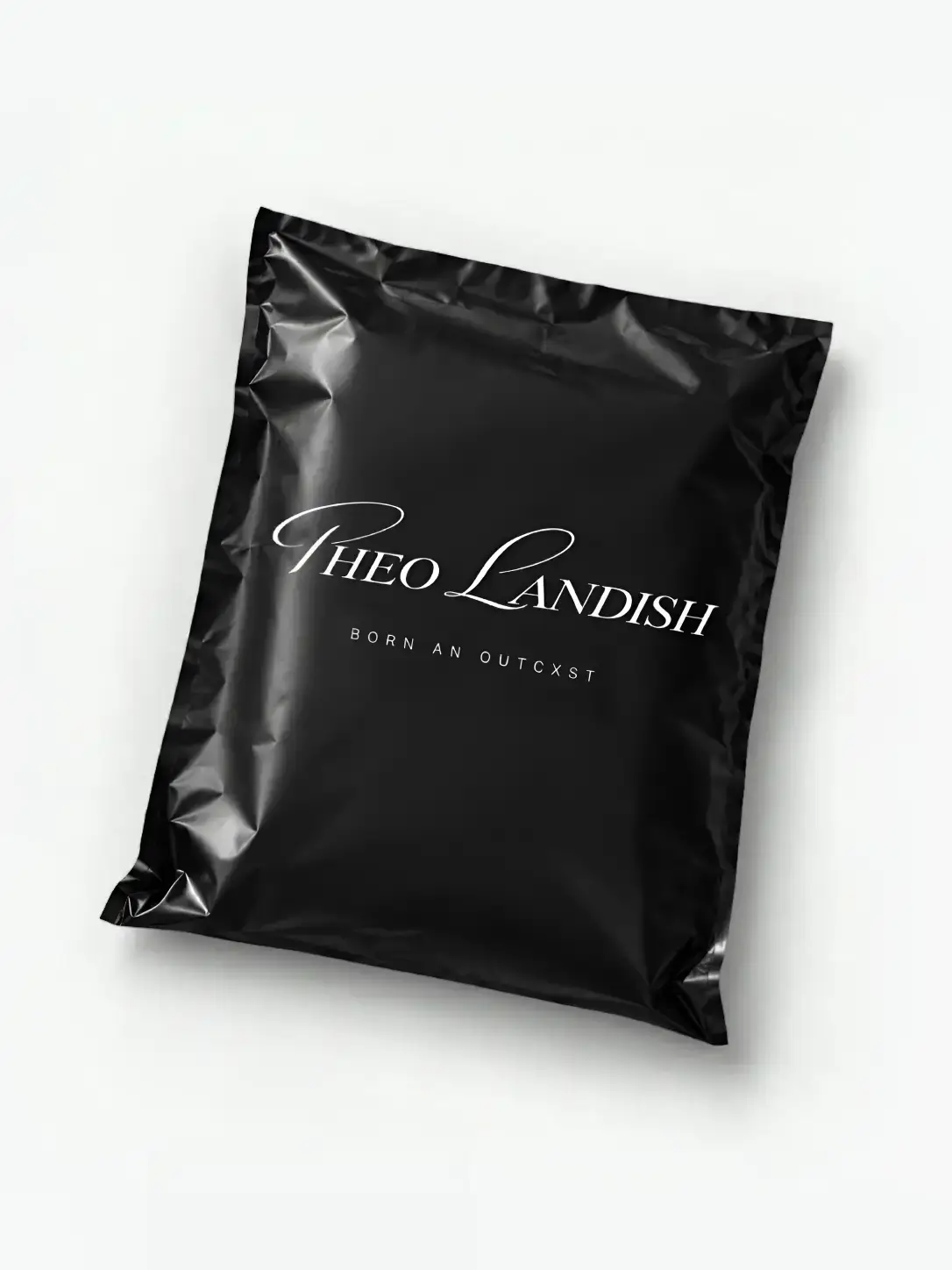 THEO LANDISH — Branded black packaging